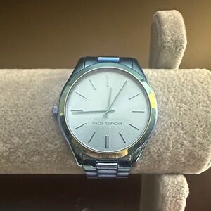 Michael Kors Metallic Silver Watch